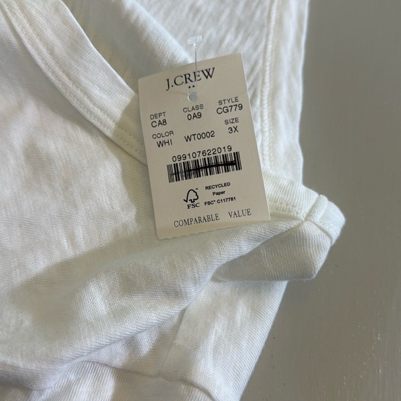 J. Crew Short-sleeve girlfriend crewneck tee Size 3X - Picture 7 of 12